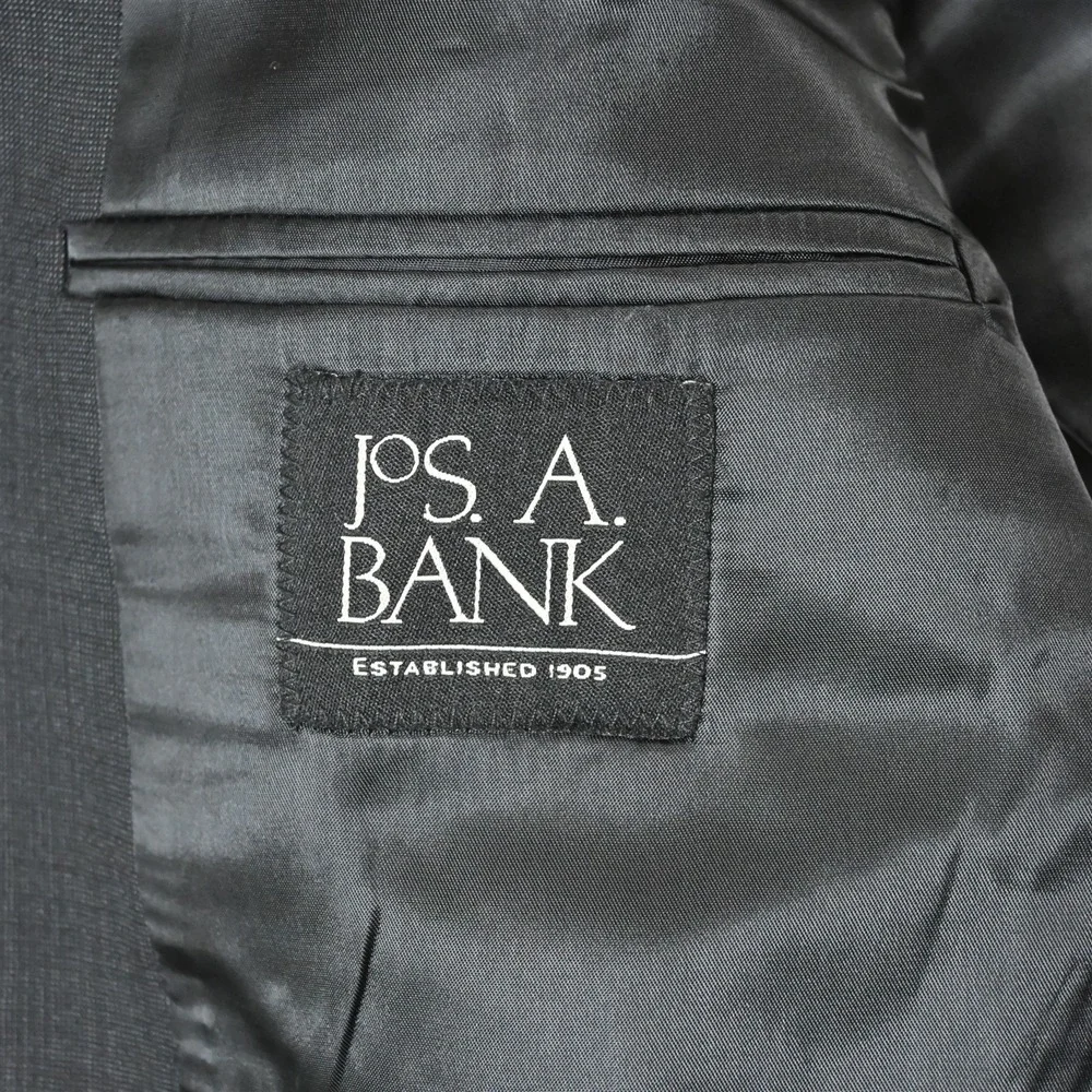 Jos. A. Bank‎ 48R Dark Gray 100% Wool Mens Blazer Suit Jacket Sport Coat_4